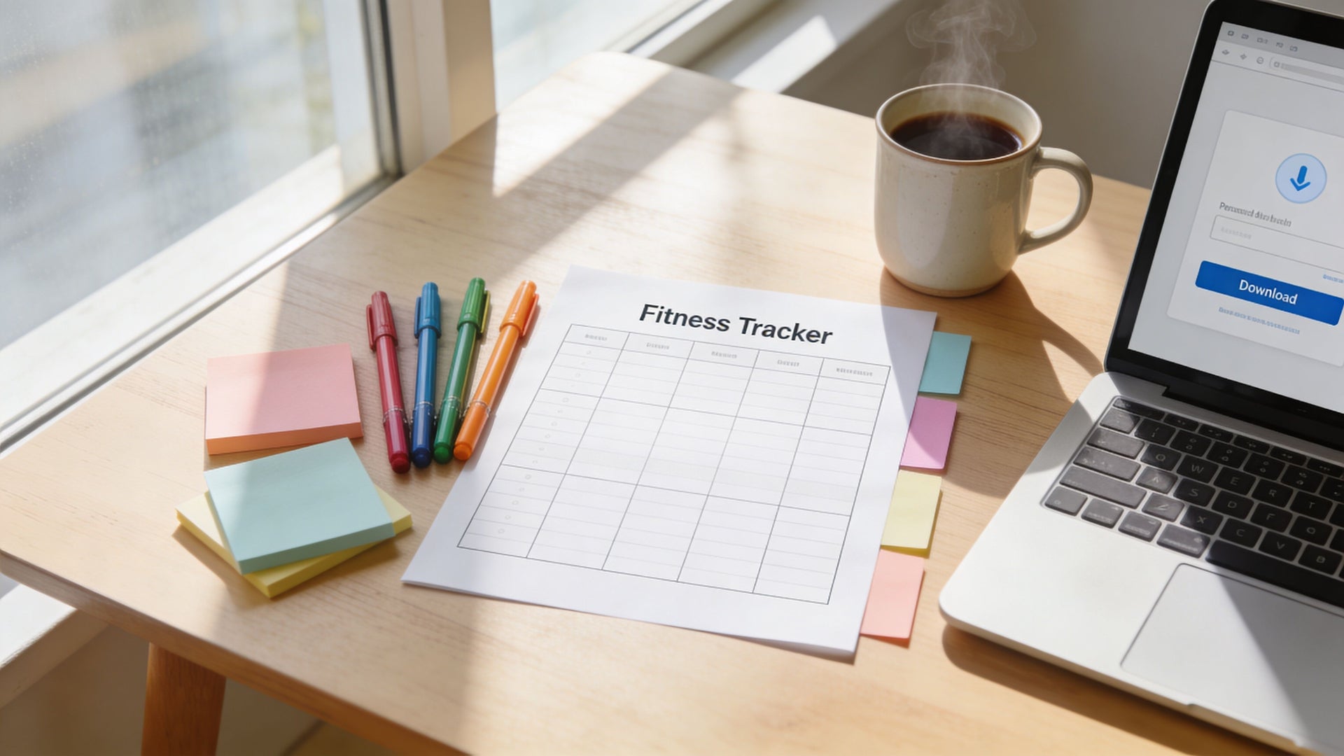 Free Printable Fitness Tracker: Personalize Your Health