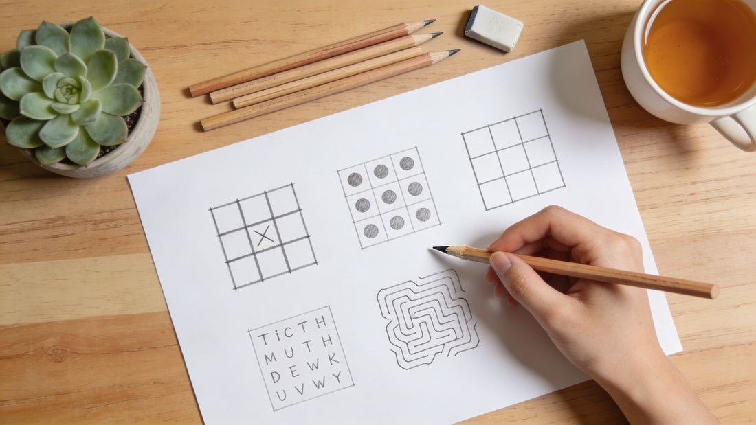 10 Games to Play With Paper and Pencil for Mindfulness