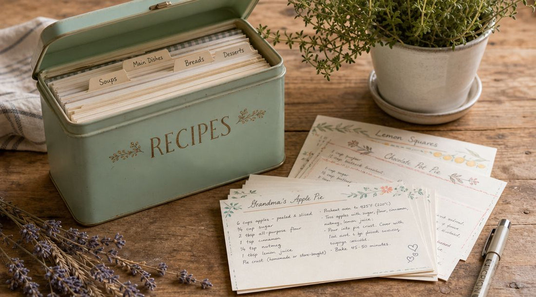 Your Perfect Recipe Box Tin: Organize & Cherish Memories
