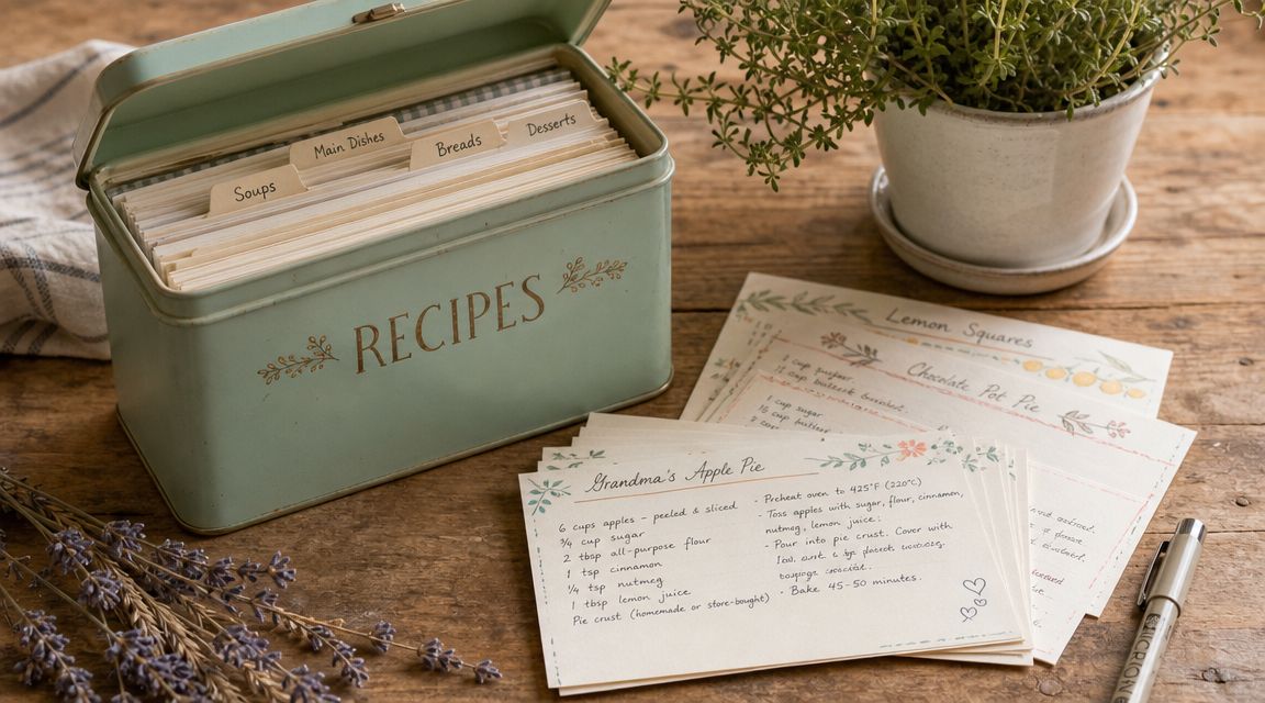 Your Perfect Recipe Box Tin: Organize & Cherish Memories