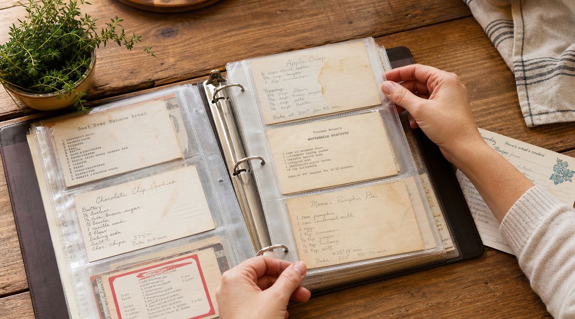 Recipe Binder Plastic Sleeves: Protect Your Family's Legacy