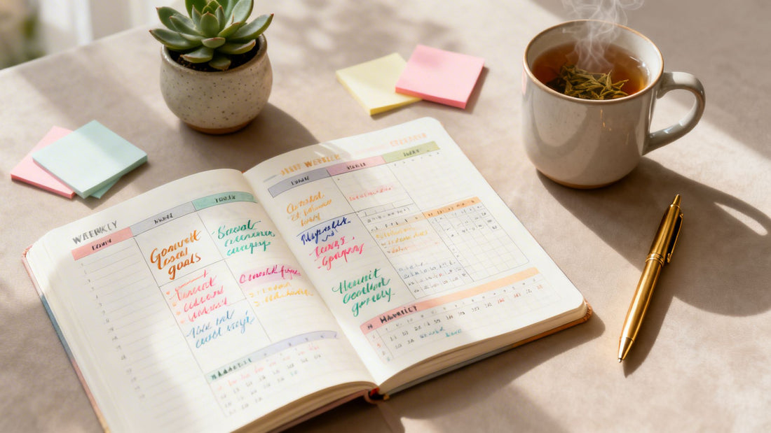 Your Guide to a Mindful Weekly Desk Planner