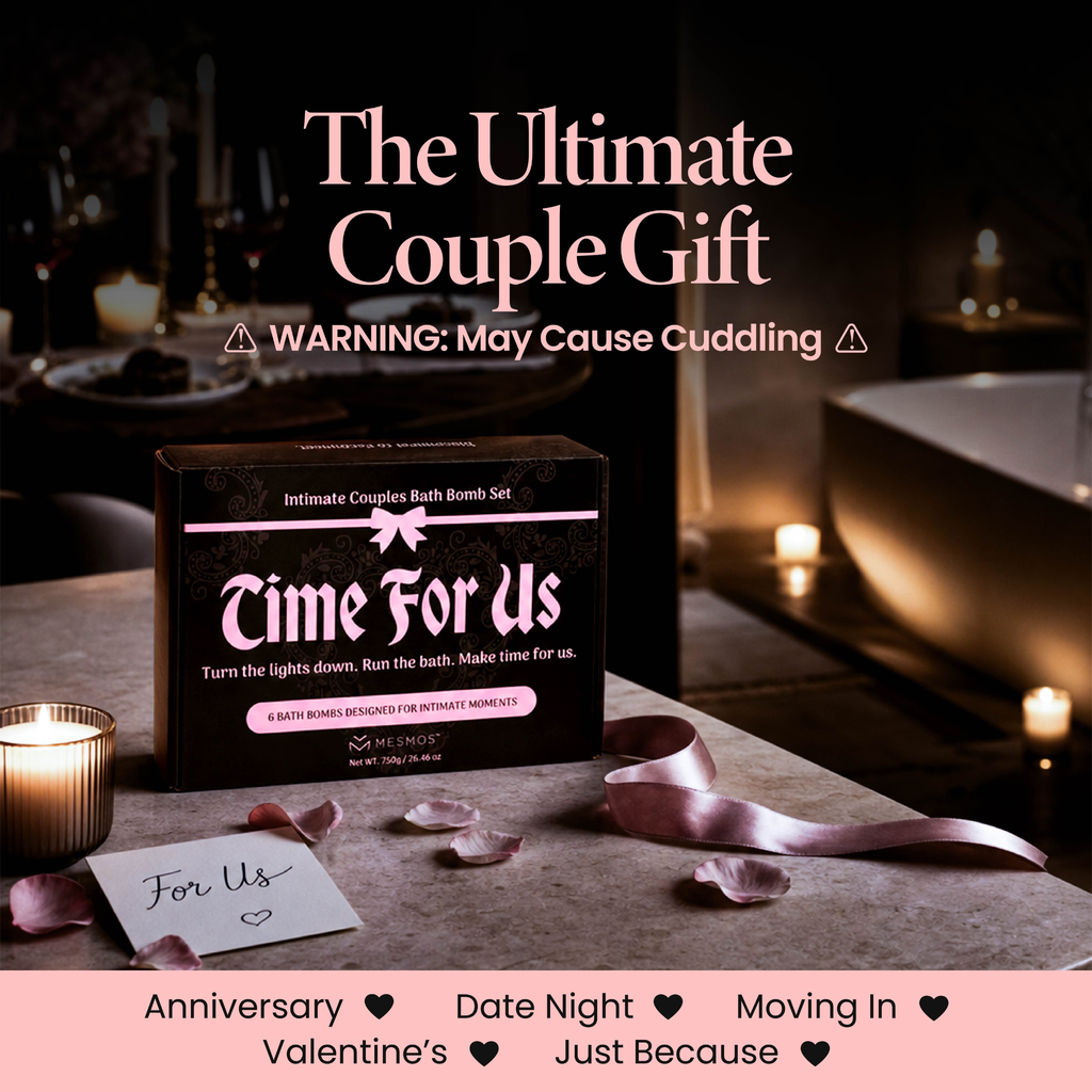 Bath Bombs | Date Night Starts in the Tub | Couples “Time For Us” 6-Piece Set