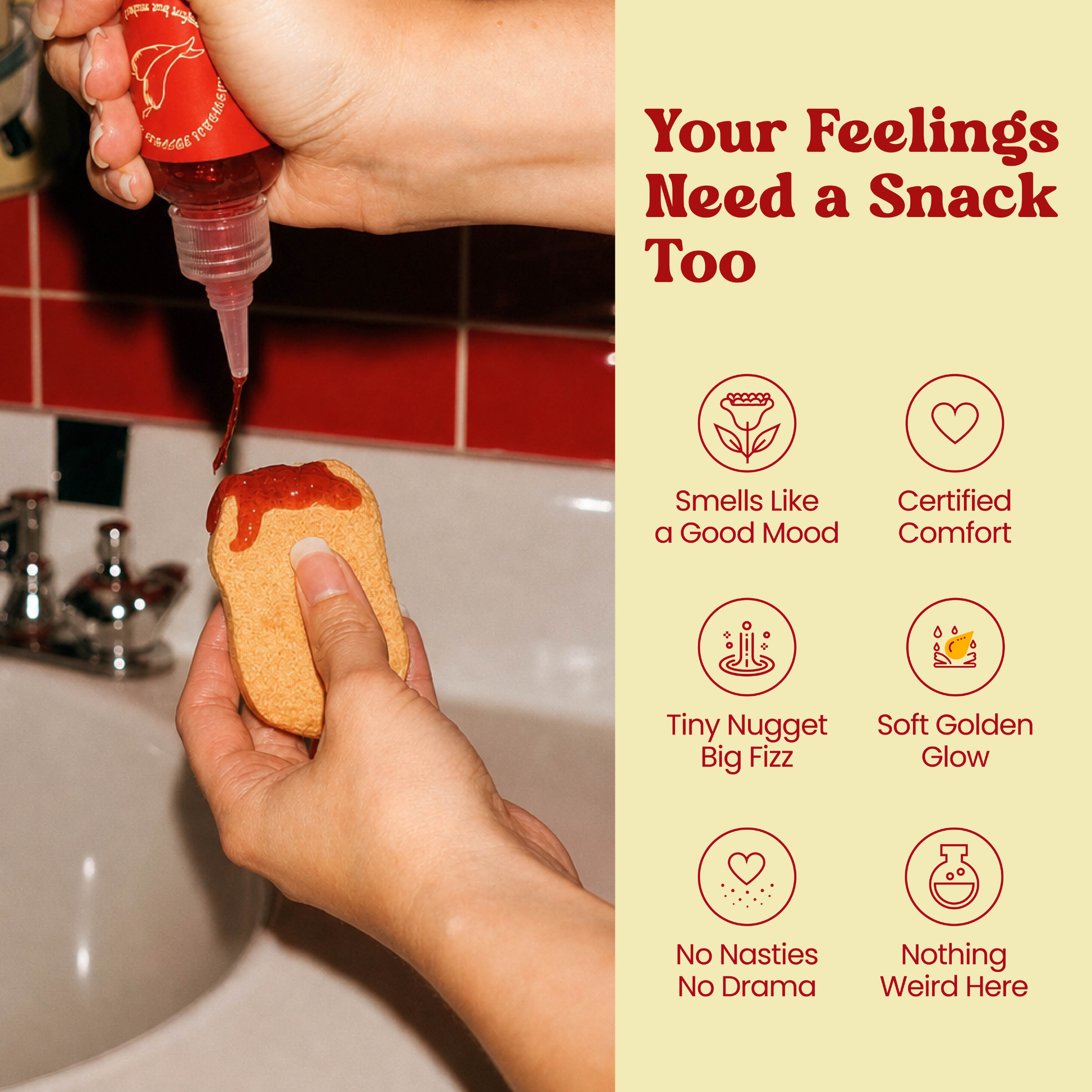Bath Bombs | Emotional Support Nugs | 6-Piece Bath Fizzer Set-6