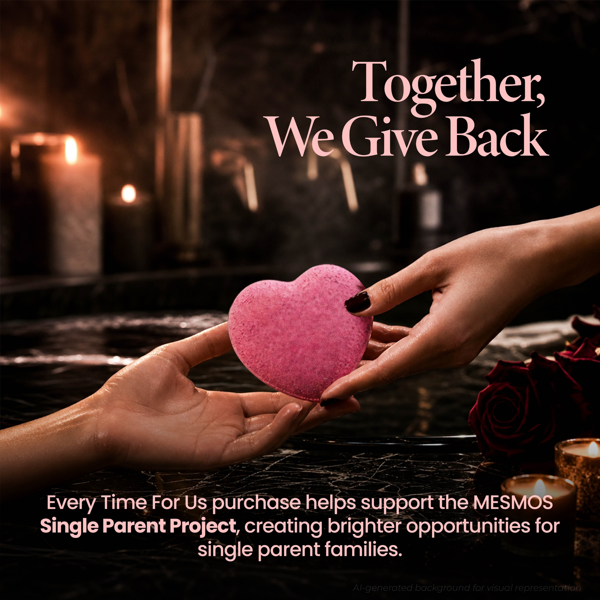 Bath Bombs | Date Night Starts in the Tub | Couples “Time For Us” 6-Piece Set-8