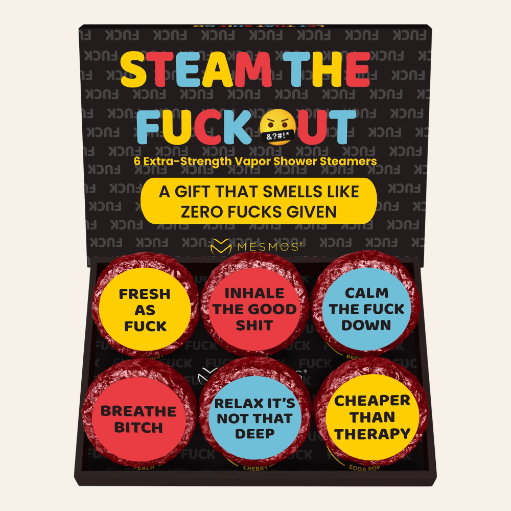Shower Steamers | Steam the Fuck Out | Funny Series 12-Pack