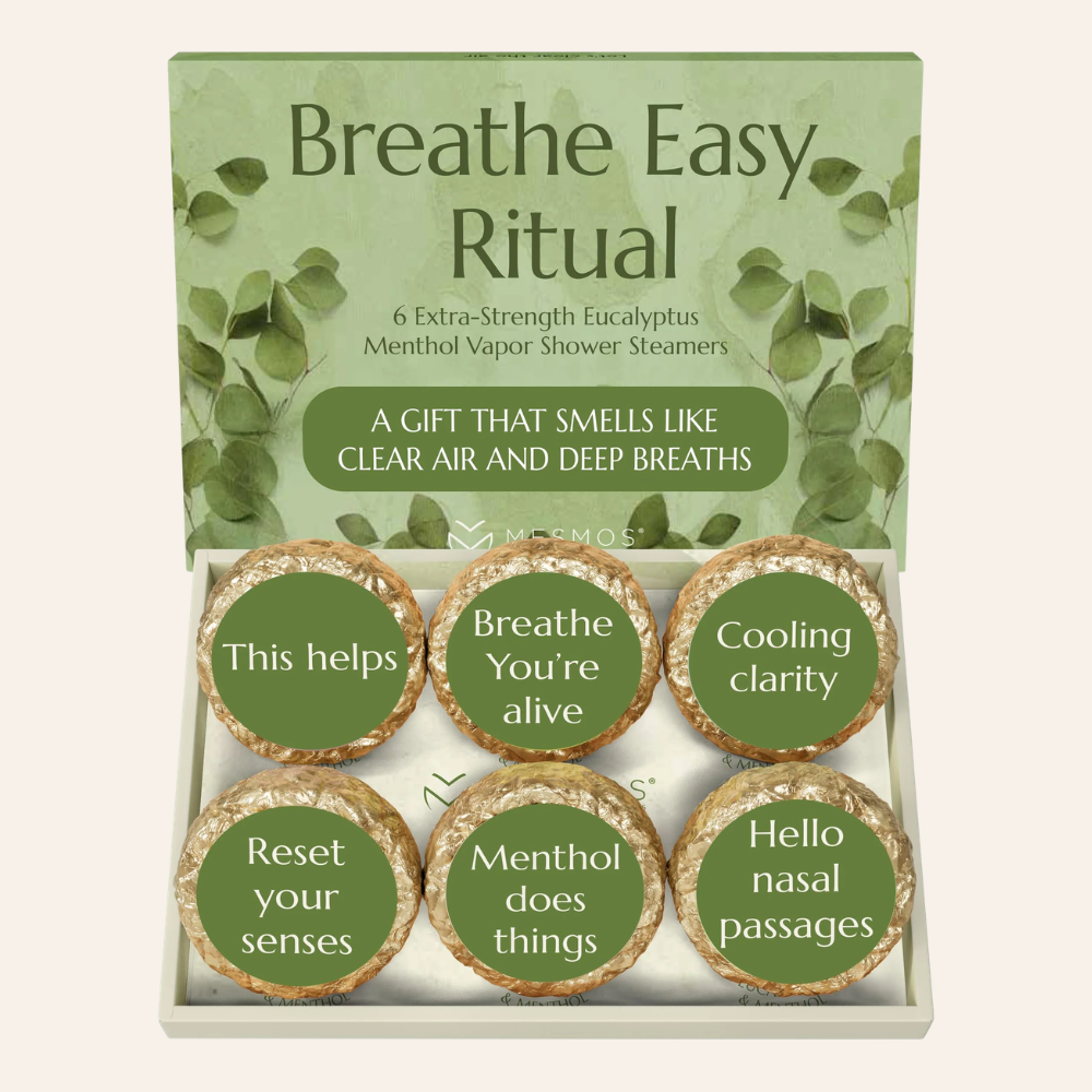Shower Steamers | Breathe Again | Eucalyptus Menthol 12-Pack