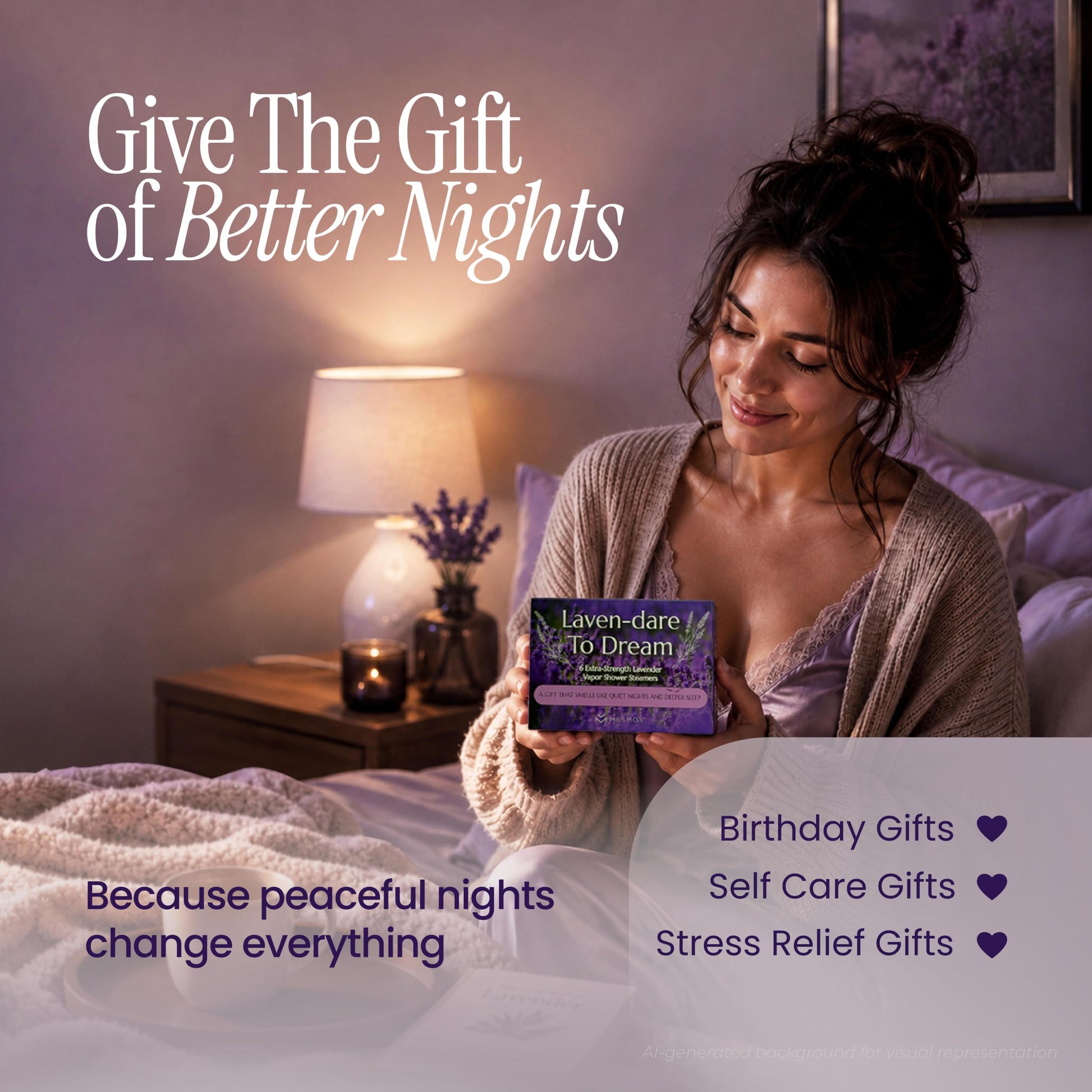 Shower Steamers | Sleep Deeper Tonight | Lavender 6-Pack-7