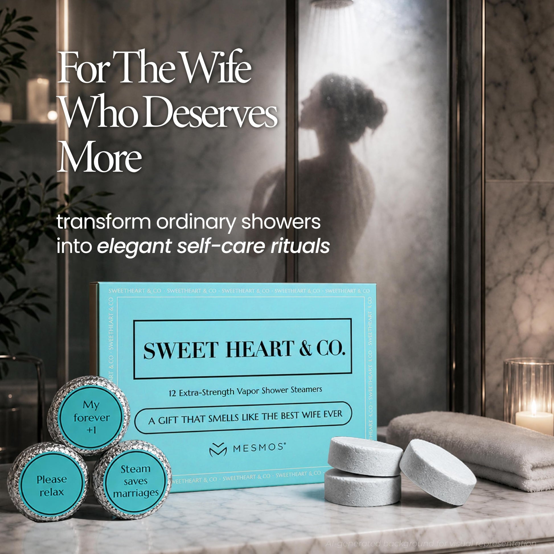 Shower Steamers | She Holds It All Together | Wife Series 12-Pack-2