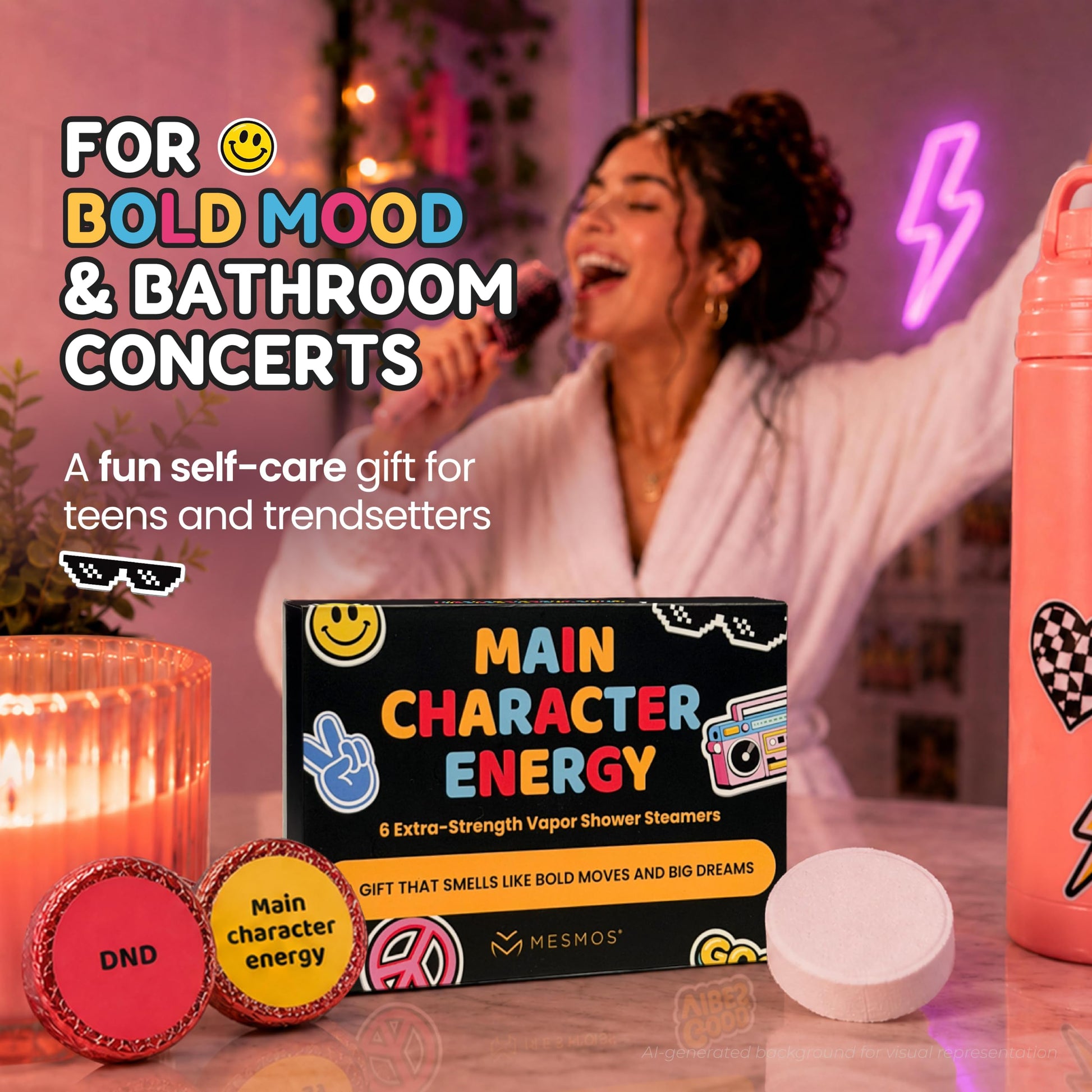 Shower Steamers | Main Character Energy | Teen Series 6-Pack-4