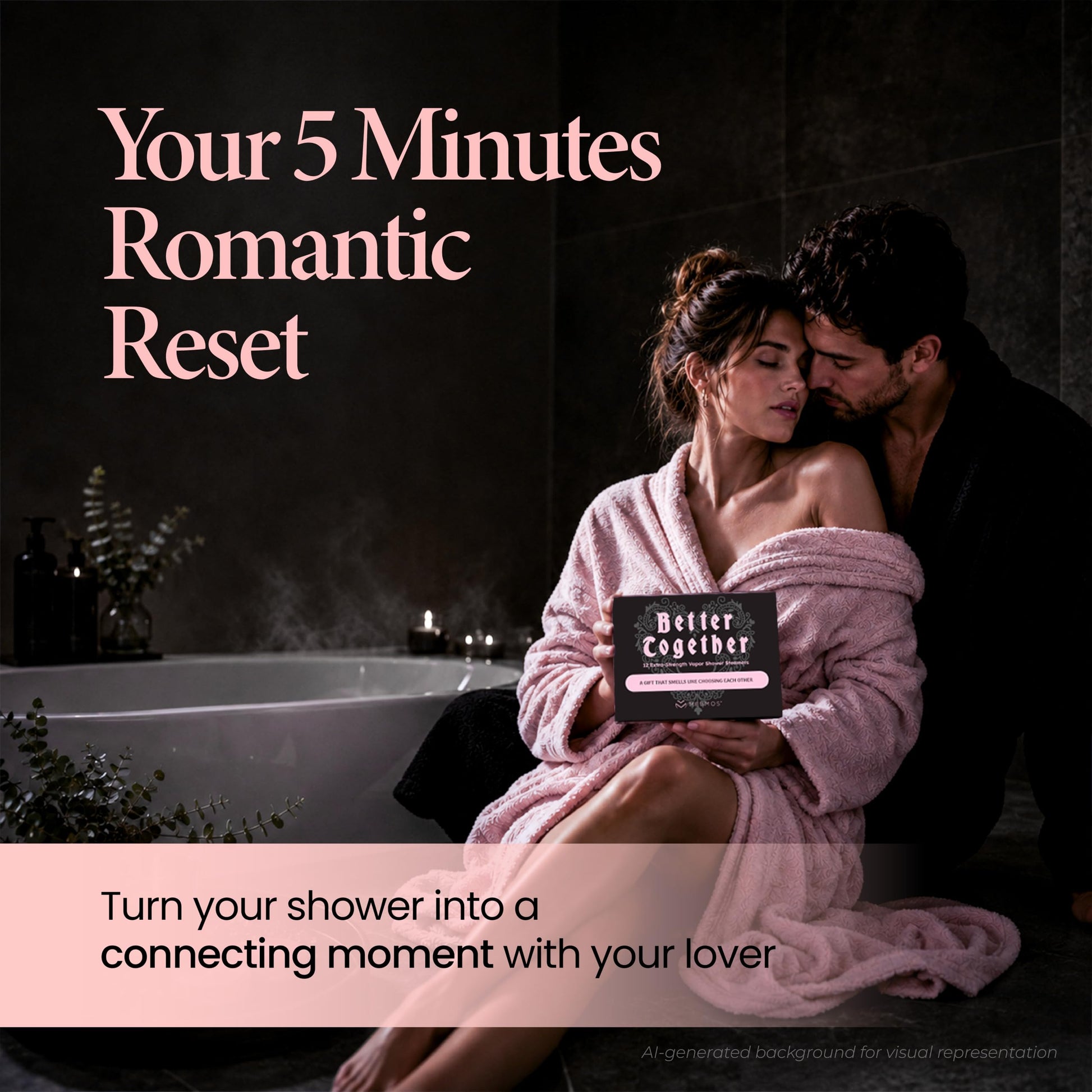 Shower Steamers | Date Night, No Reservations | Couples Series 12-Pack-2