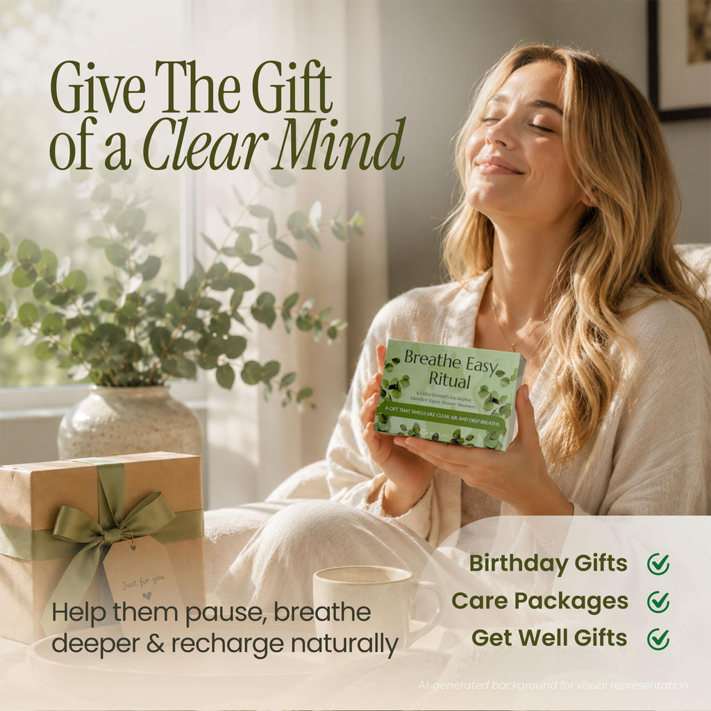 Shower Steamers | Breathe Again | Eucalyptus Menthol 6-Pack
