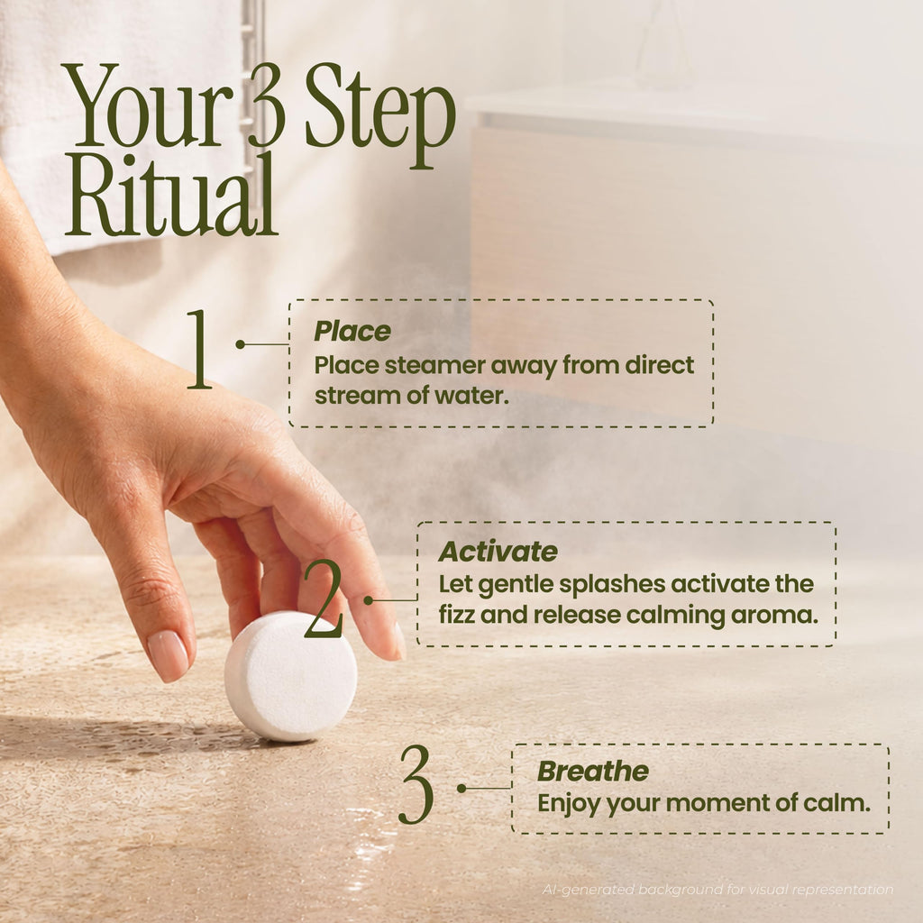 Shower Steamers | Breathe Again | Eucalyptus Menthol 6-Pack