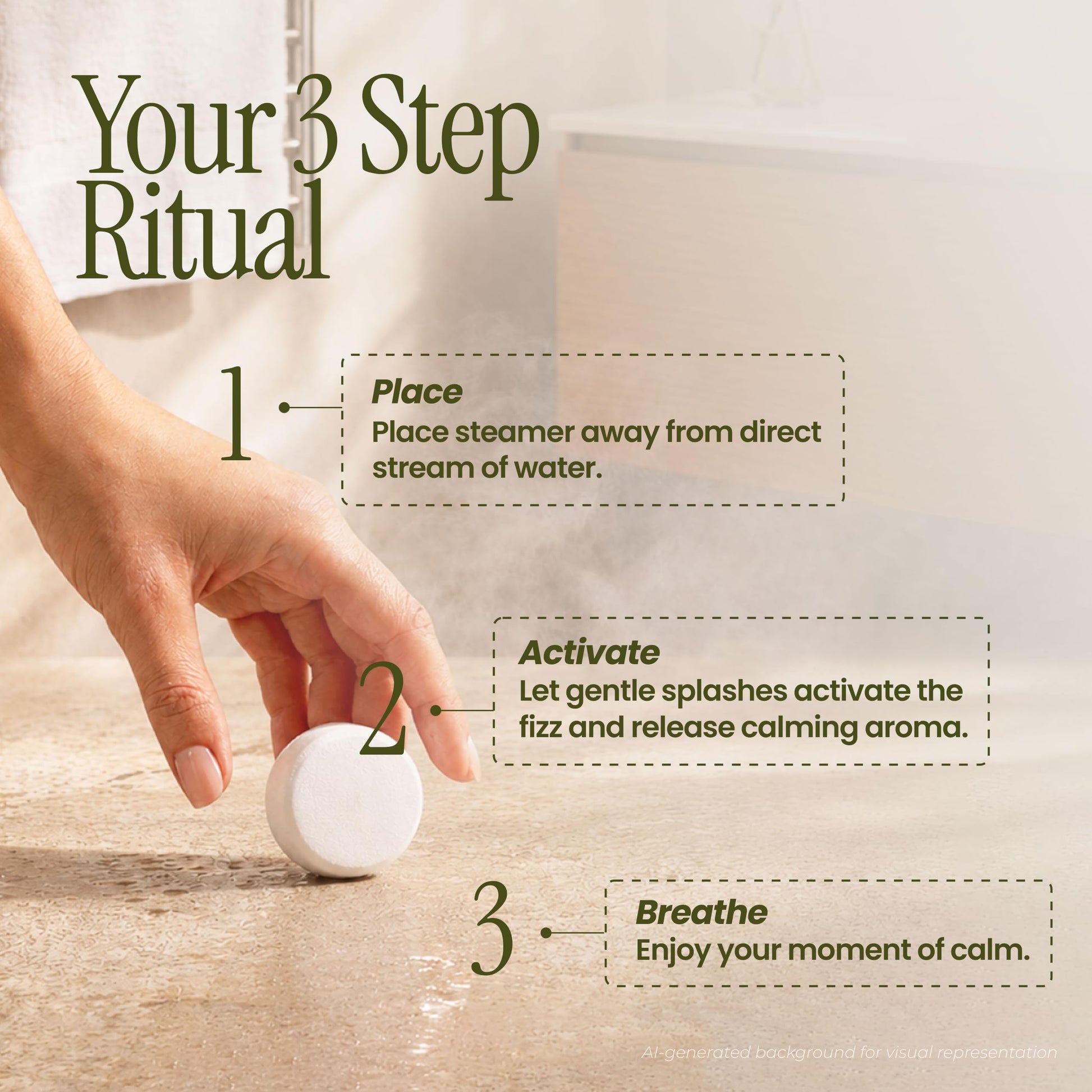 Shower Steamers | Breathe Again | Eucalyptus Menthol 6-Pack-5