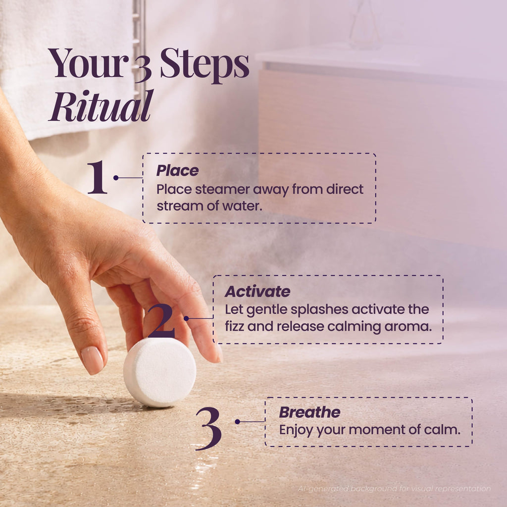 Shower Steamers | Her 5-Minute Soft Reset | Inspire Her Series 6-Pack