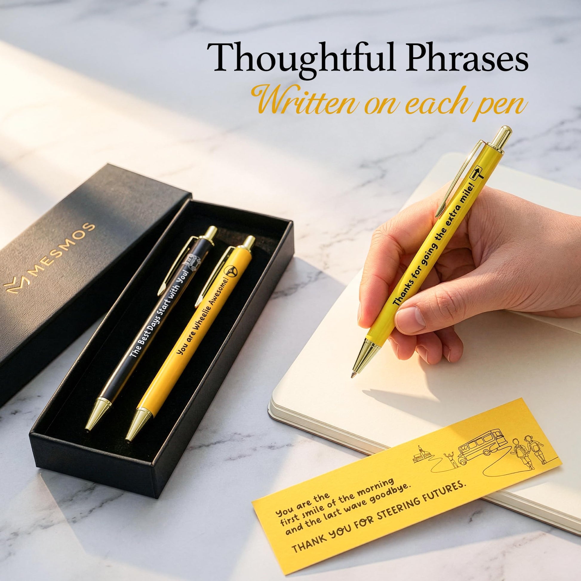 Bus Driver Appreciation Pens | Thank You Gift | Appreciate Series 3-Pcs-5