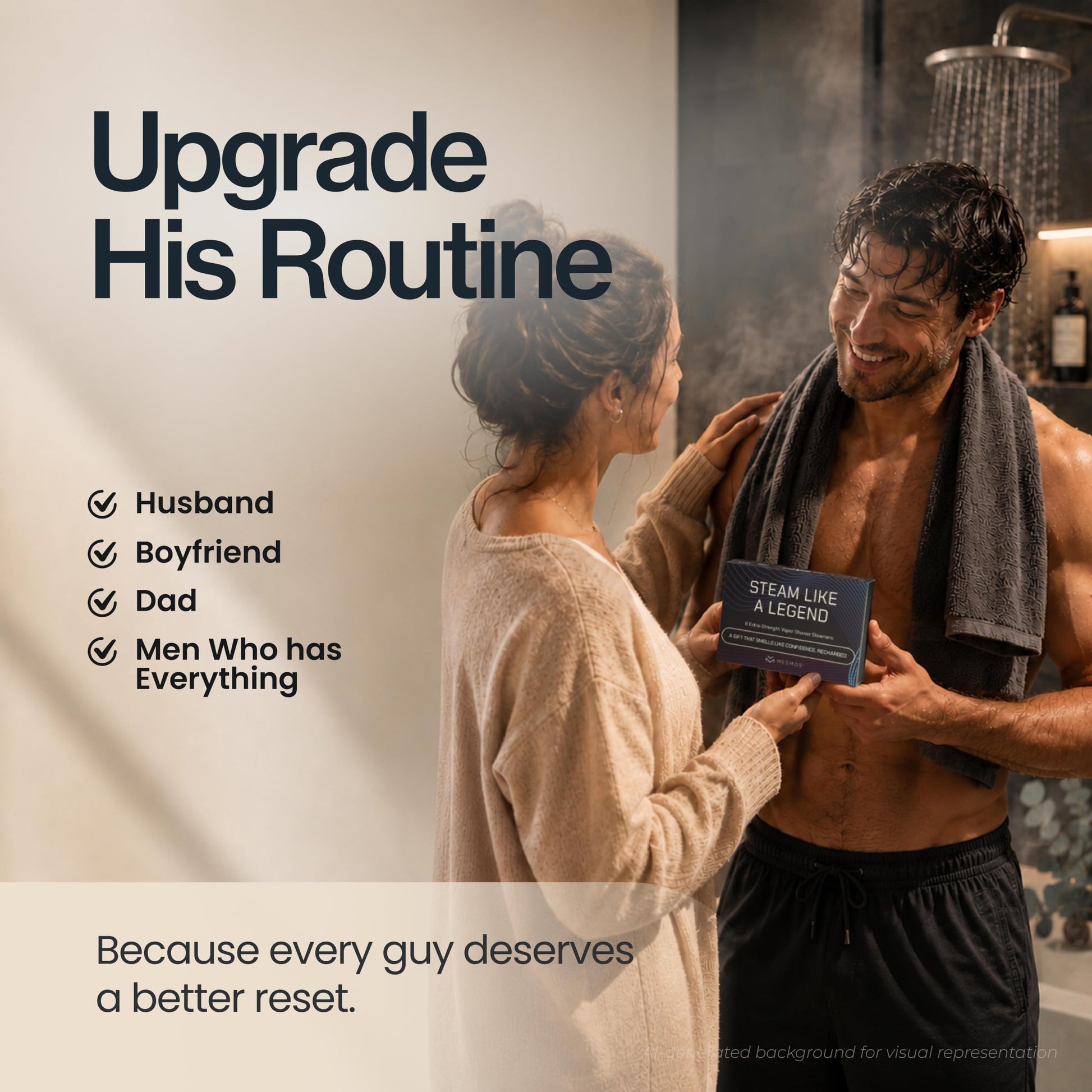 Shower Steamers | Power Down Like a Legend | Men's 6-Pack-2
