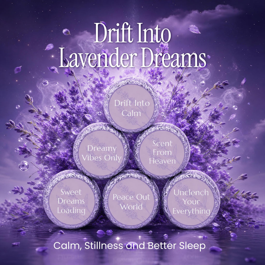 Shower Steamers | Sleep Deeper Tonight | Lavender 6-Pack