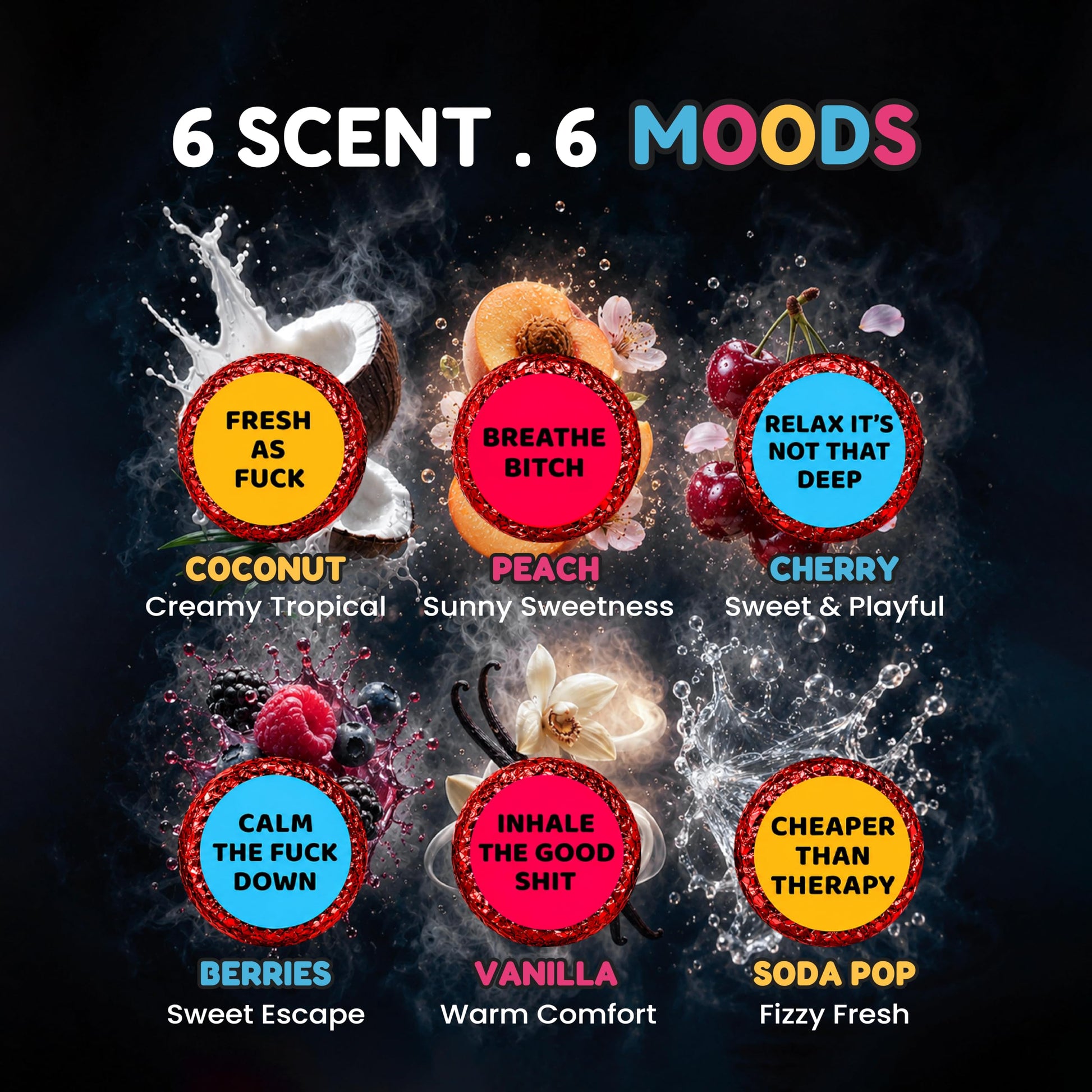 Shower Steamers | Steam the F*ck Out | Funny Series 6-Pack-3