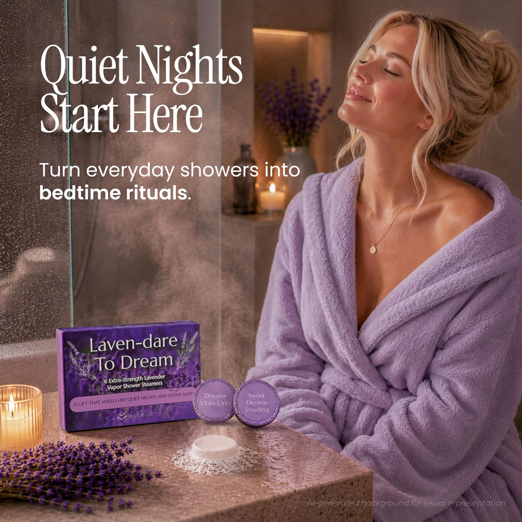 Shower Steamers | Sleep Deeper Tonight | Lavender 6-Pack