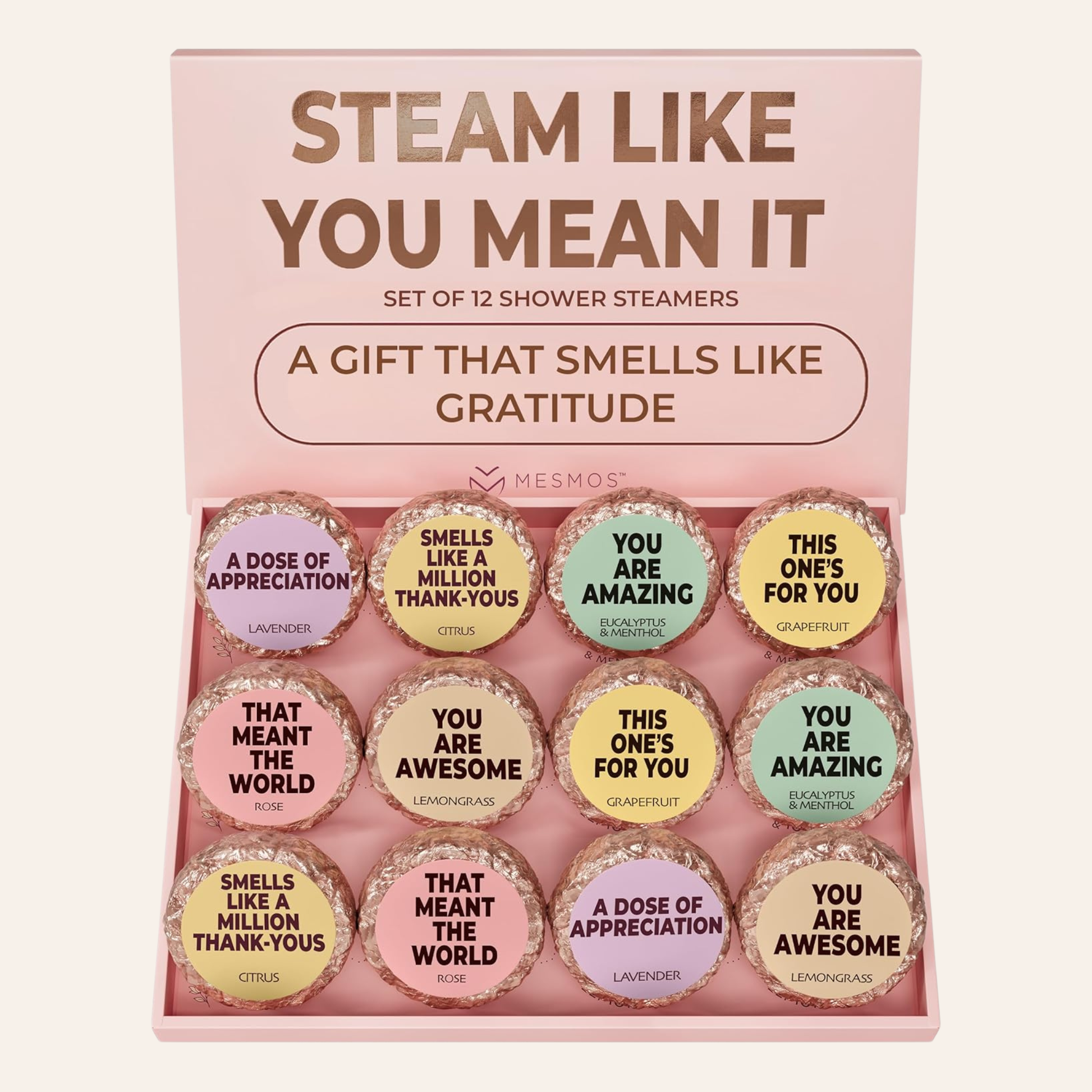 Shower Steamers | A Thank-You They’ll Feel | Thank You Series 12-Pack-1