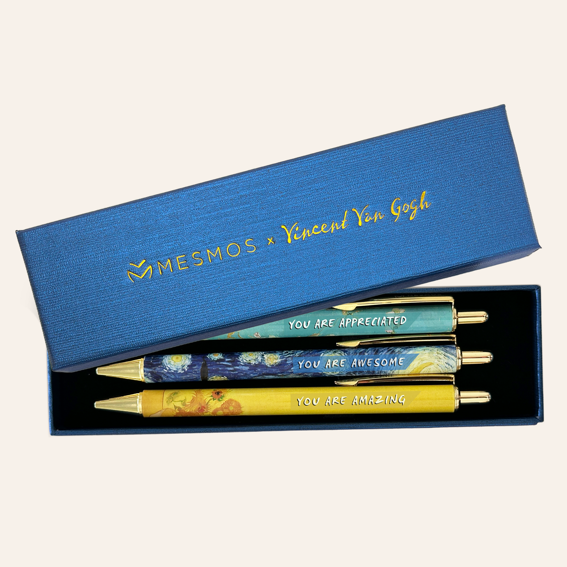 Van Gogh Pen Set – Appreciate Series (3pcs) | Art-Inspired Luxury Gift Pens-1