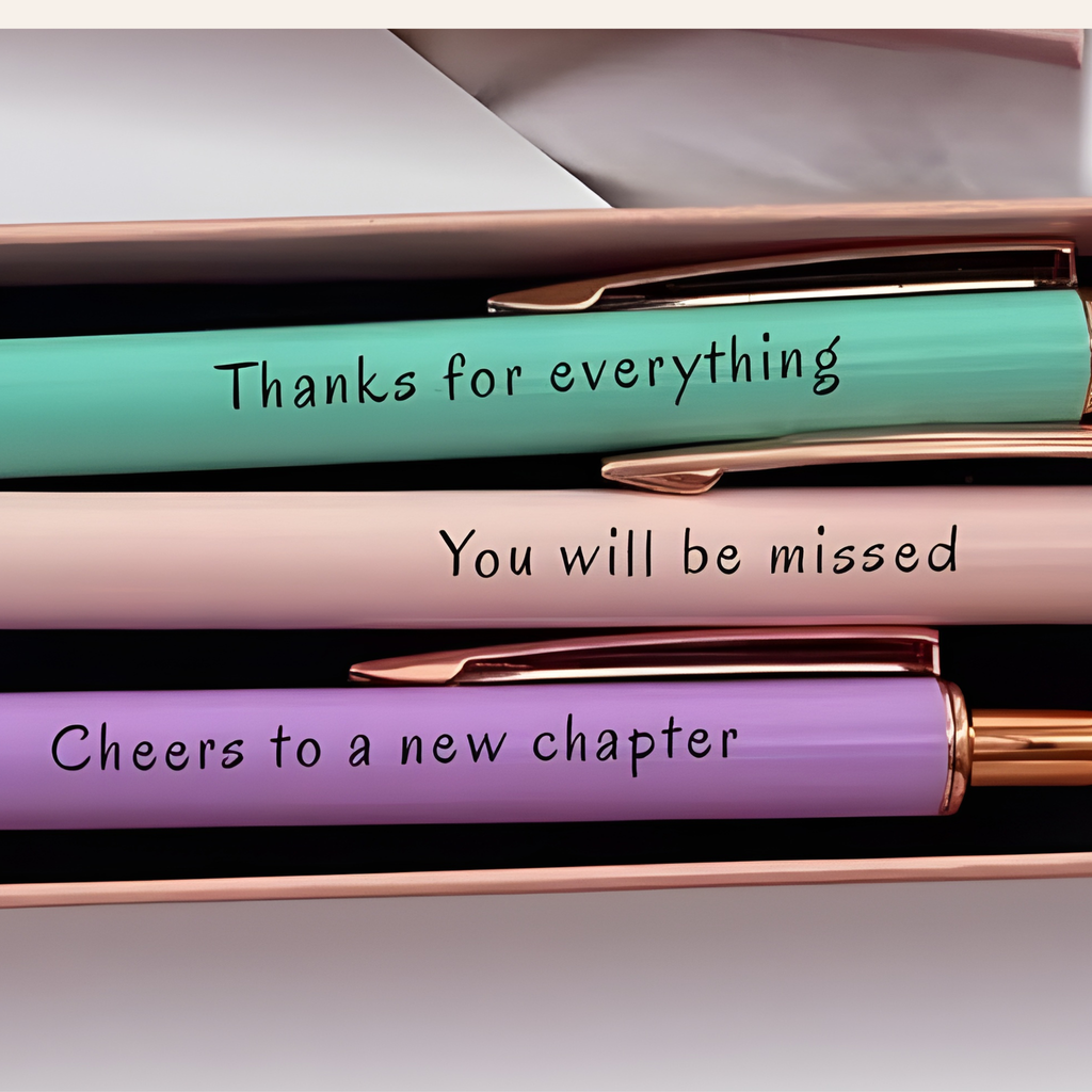 Farewell Pens | A Goodbye Gift They'll Actually Use | Pastel Series 3-Pcs