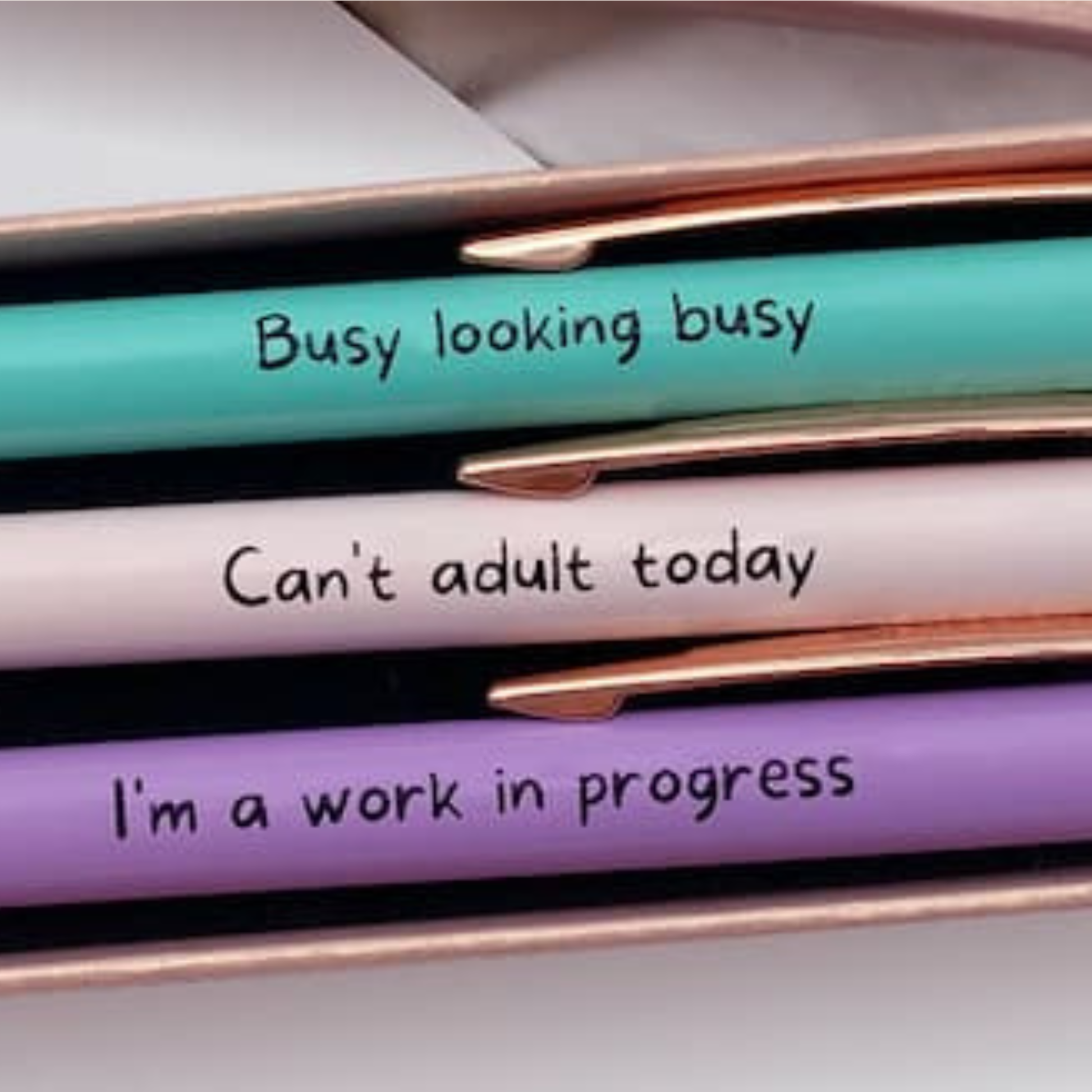 Funny Pens | A Gift That Brings Smiles Every Day | Pastel Series 3-Pcs-2