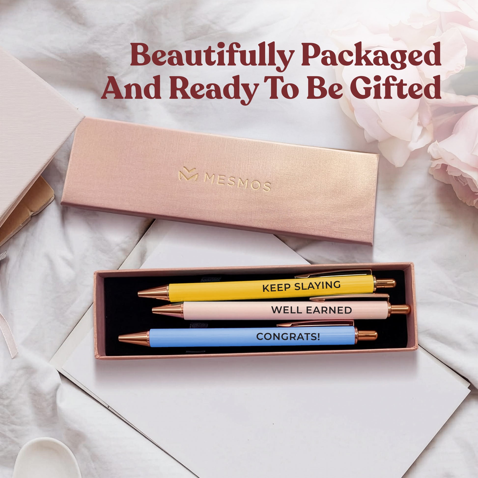 Congrats Pens | A Gift to Celebrate Every Win | Pastel Series 3-Pcs-8