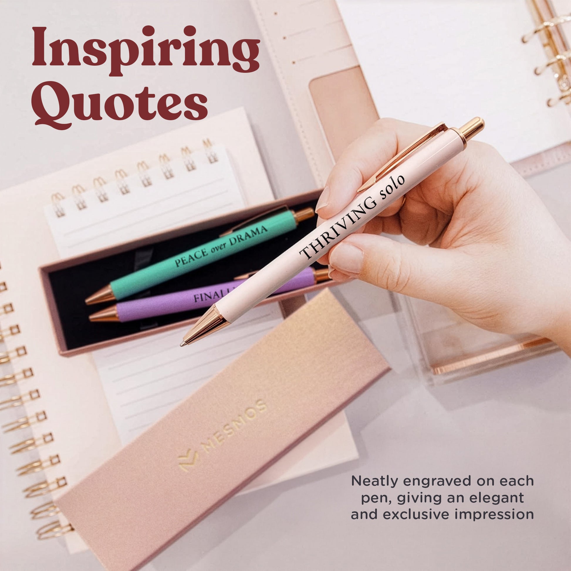 Divorce Pens | A Gift for New Beginnings | Pastel Series 3-Pcs-8