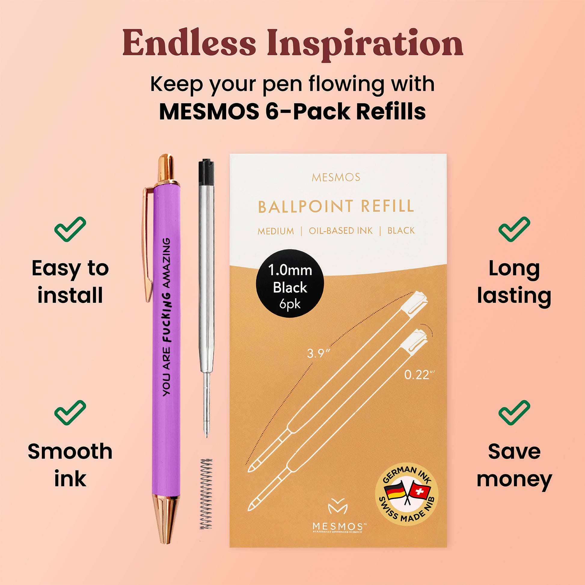 Sweary Pens | The Sassy Gift They'll Actually Use | Pastel Series 3-Pcs-5