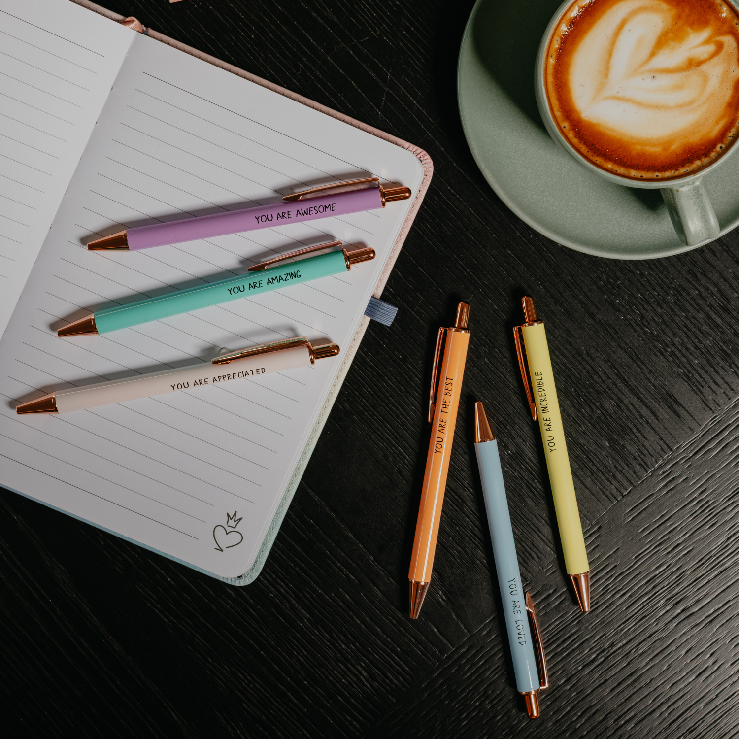 Appreciation Pens | A Thank You Gift They'll Actually Use | Pastel Series 6-Pcs-5
