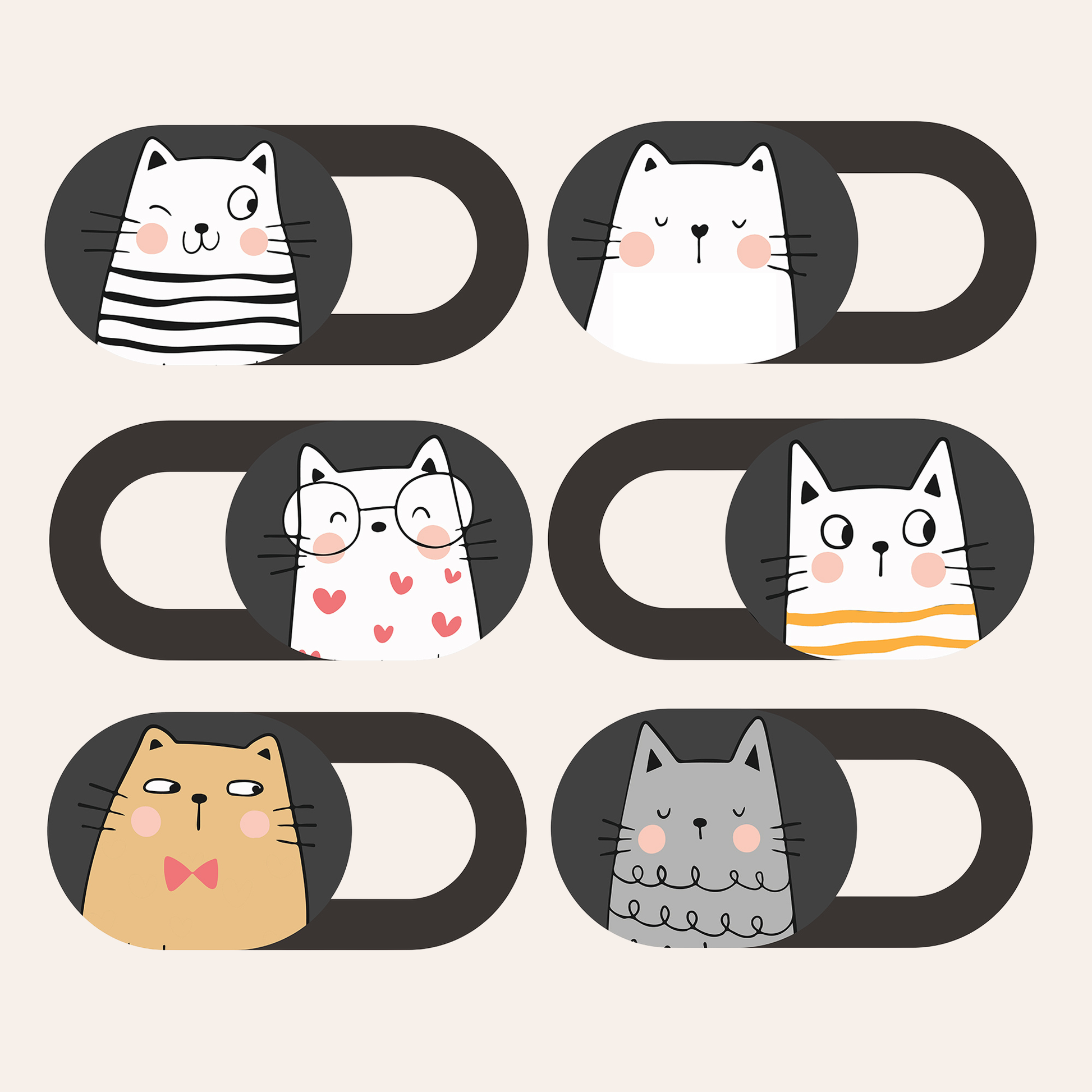 Cat Lovers Webcam Covers | Cute Protection for Every Cat Lover-1