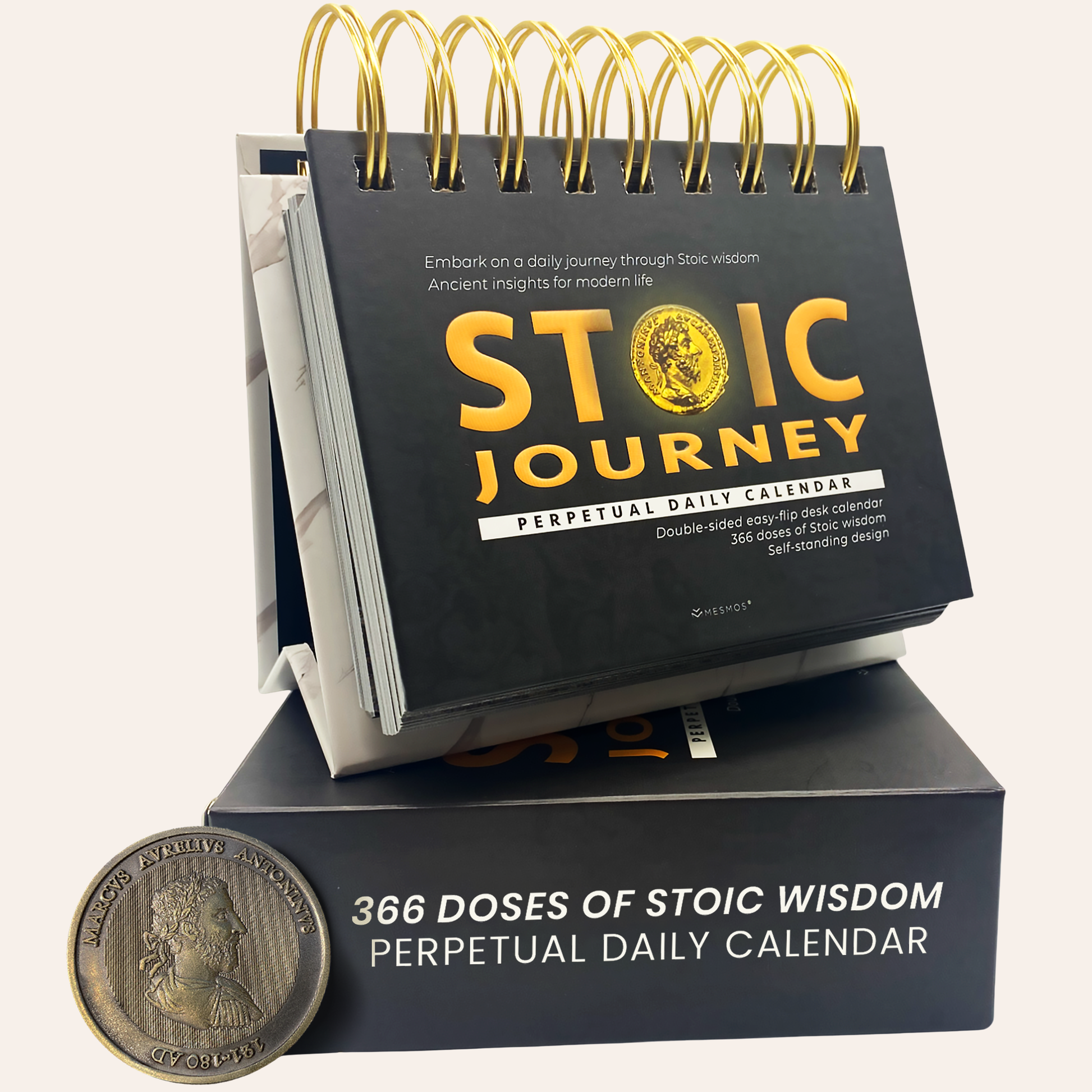Stoic Daily Calendar | 366 Days of Clarity | Stoic Journey Edition-1