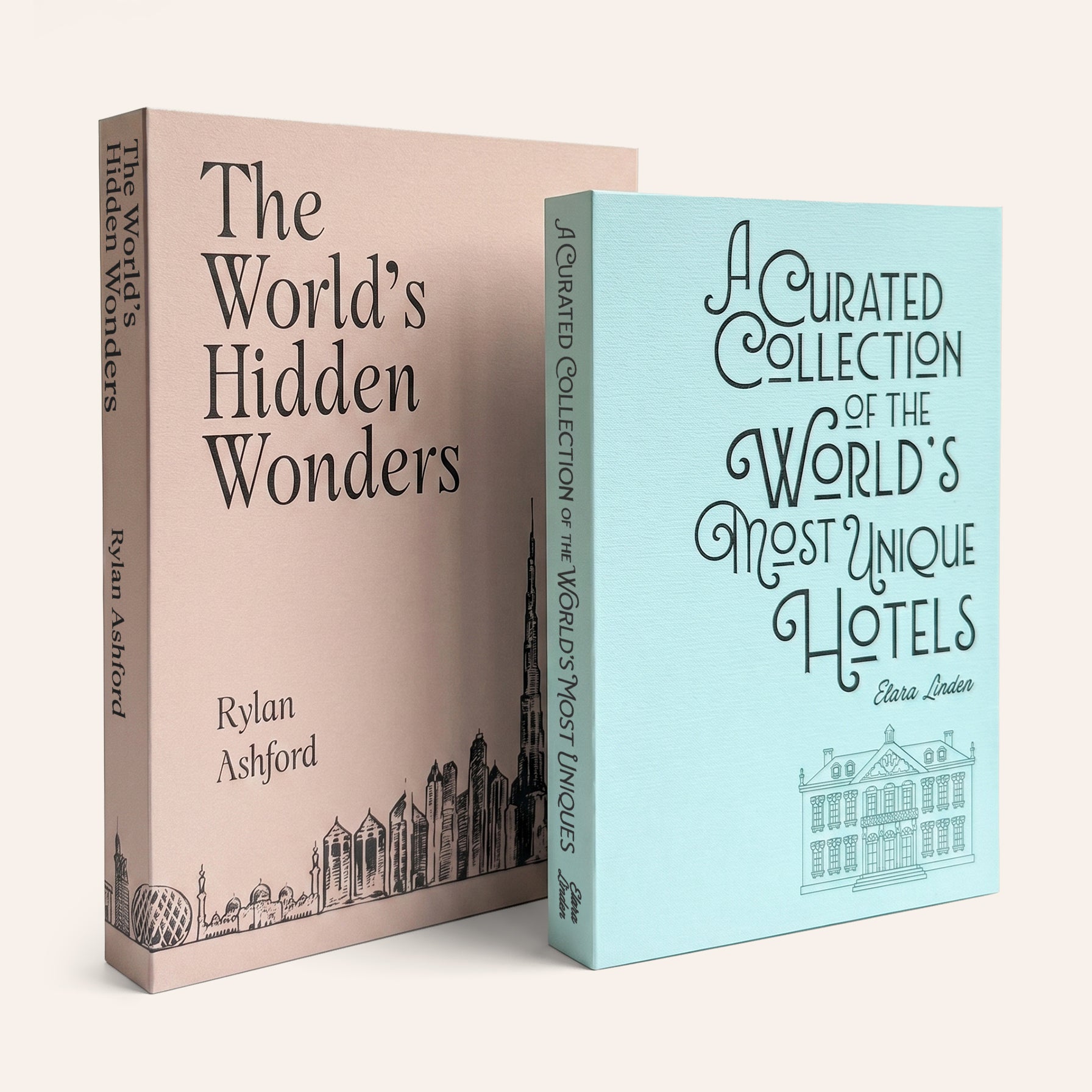 Travel & Wanderlust Decorative Books Set of 2 Bundle | Bring The World Home-1