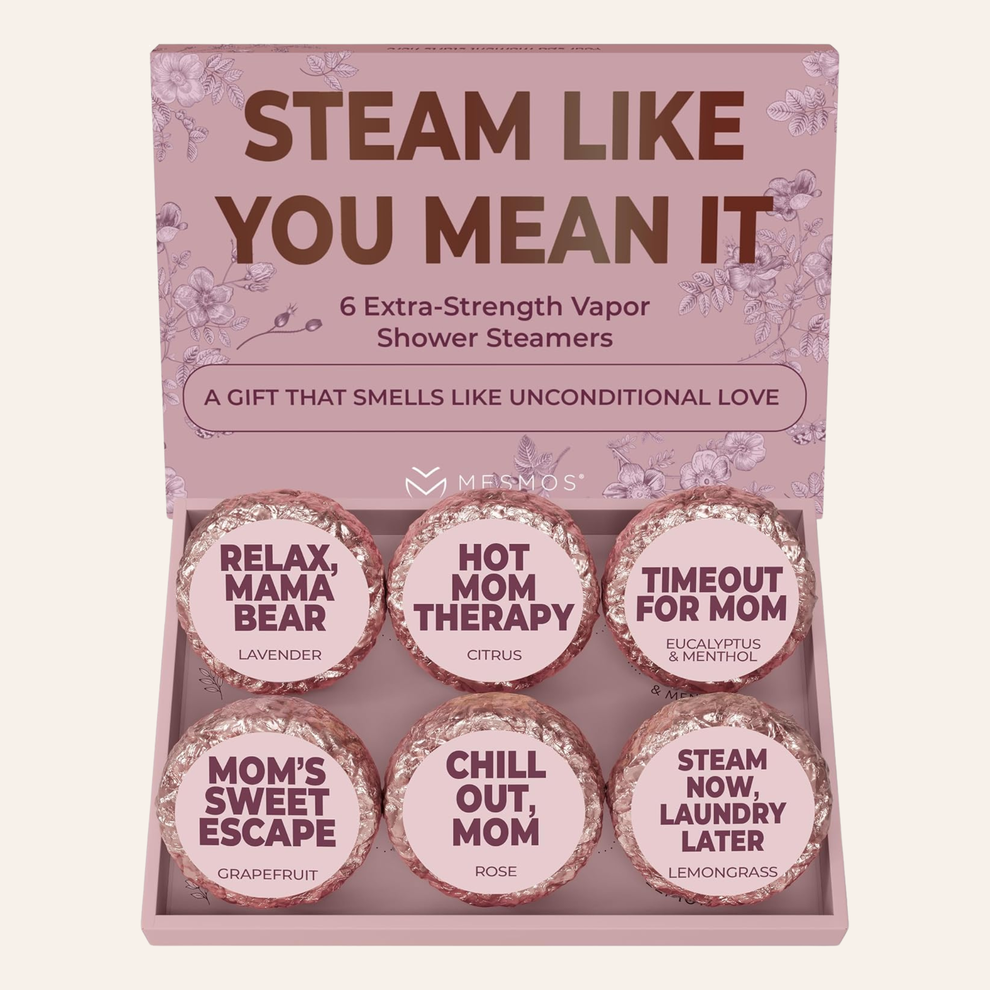 Shower Steamers | Mom’s 5-Minute Reset | Mom Series 6-Pack-