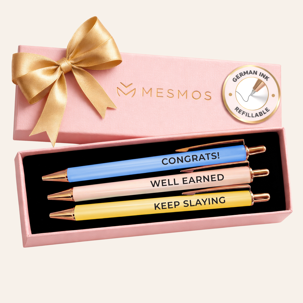 Congrats Pens | A Gift to Celebrate Every Win | Pastel Series 3-Pcs