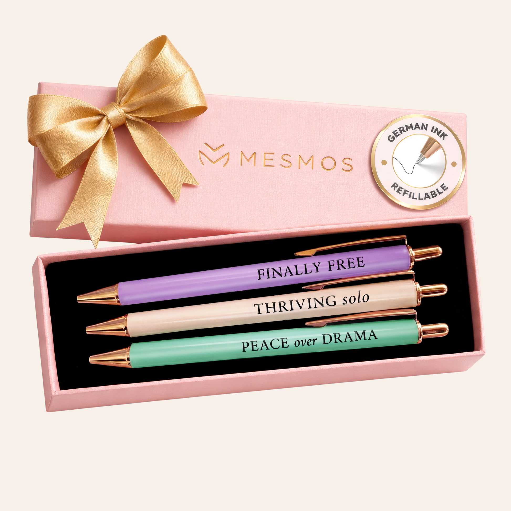 Divorce Pens | A Gift for New Beginnings | Pastel Series 3-Pcs-1