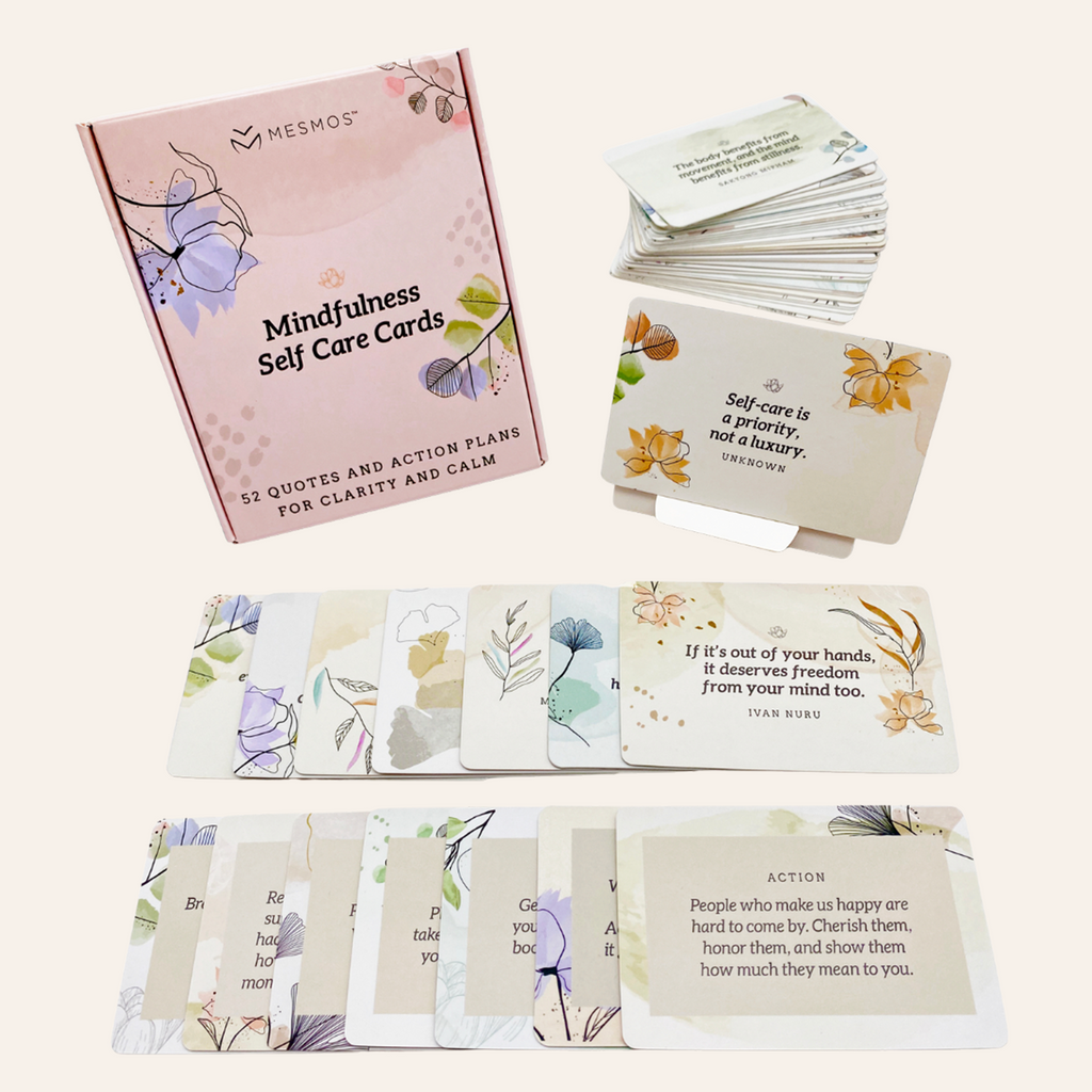 Mindfulness Self-Care Cards | A Daily Reset for your Mind | 52-Card Deck