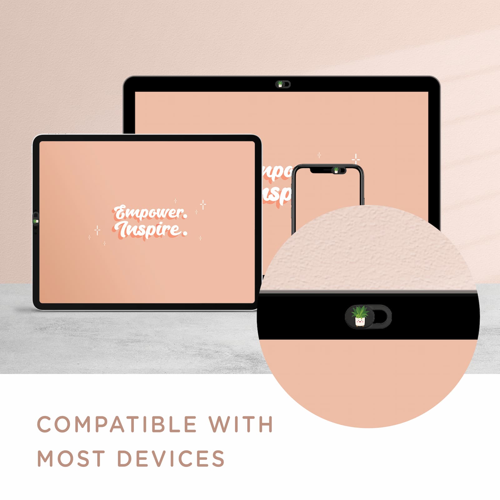Webcam cover compatible with laptop ipad macbook iphone-3