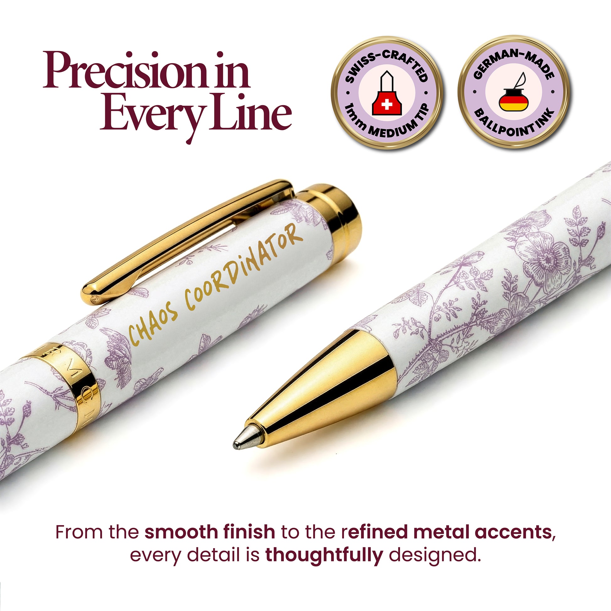 Bloom Collection – Chaos Coordinator | Luxury Pen for the One Who Keeps It All Together-2