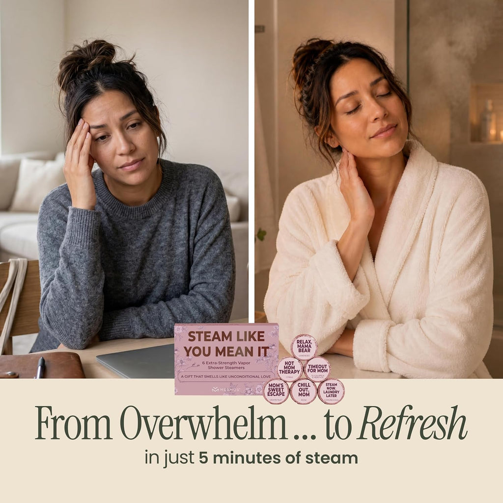 Shower Steamers | Mom’s 5-Minute Reset | Mom Series 6-Pack