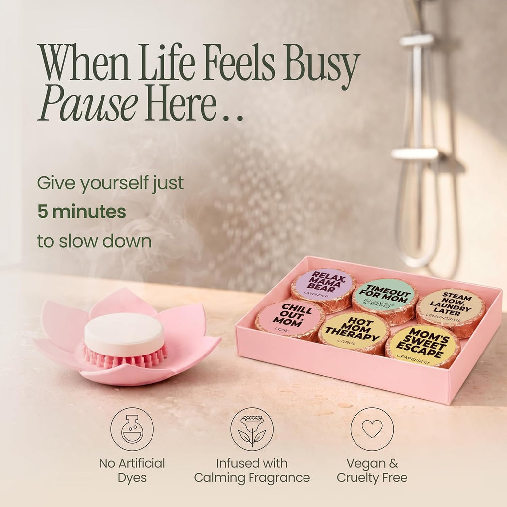 Shower Steamers | Mom’s 5-Minute Reset | Mom Series 6-Pack