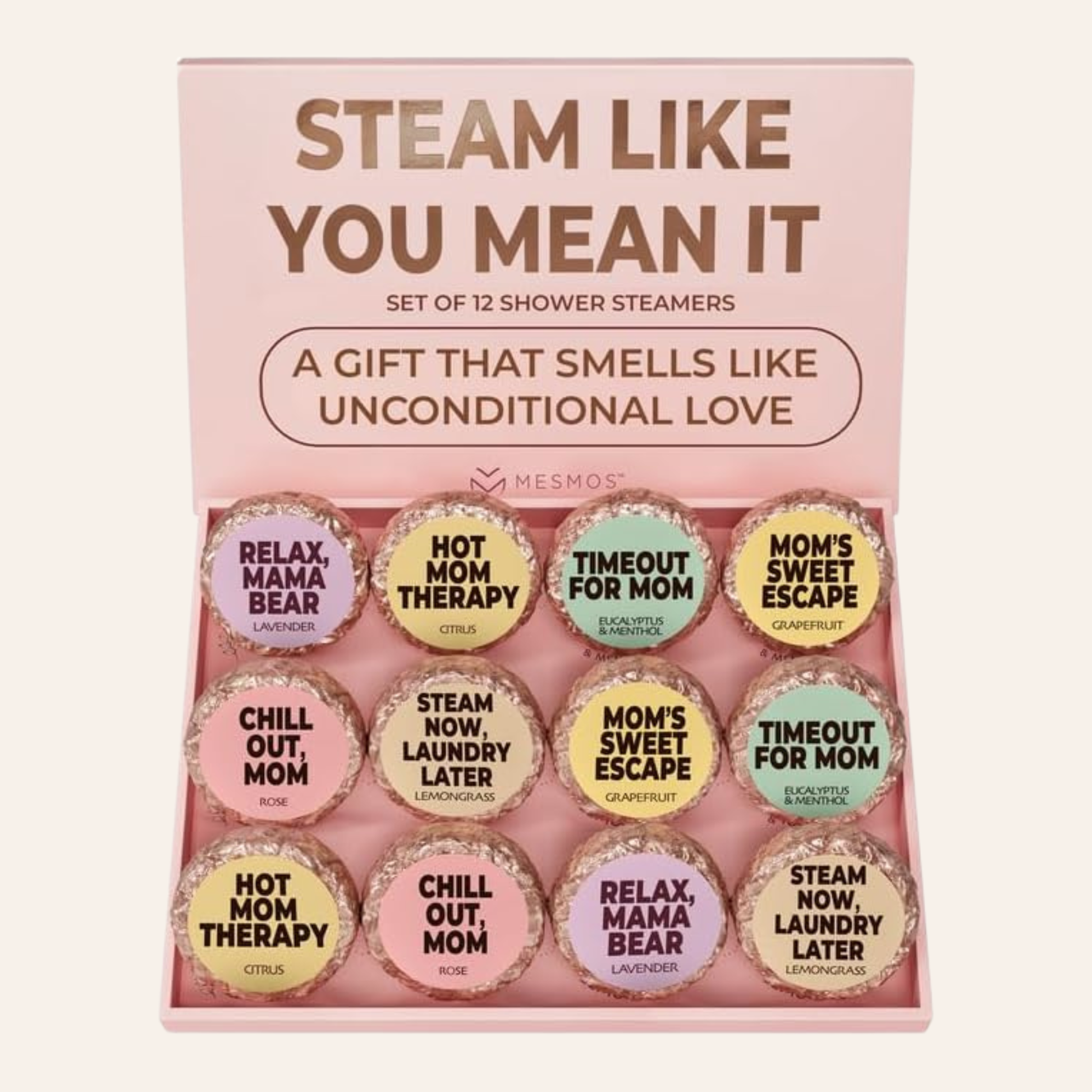 Shower Steamers | Mom's 5-Minute Reset | Mom Series 12-Pack-1