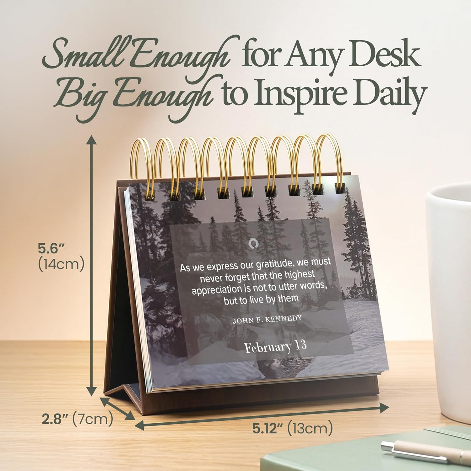 Mindfulness Daily Calendar | 366 Days of Calm & Self-Care | Nature Series-5