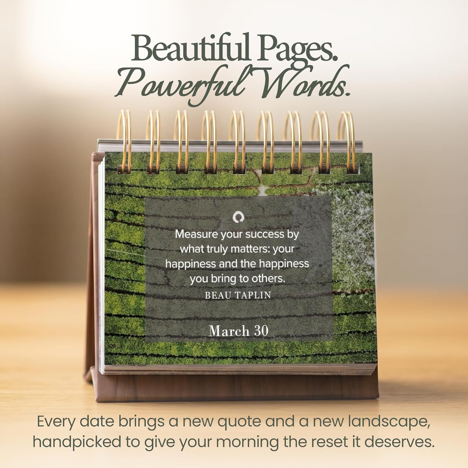 Mindfulness Daily Calendar | 366 Days of Calm & Self-Care | Nature Series-8