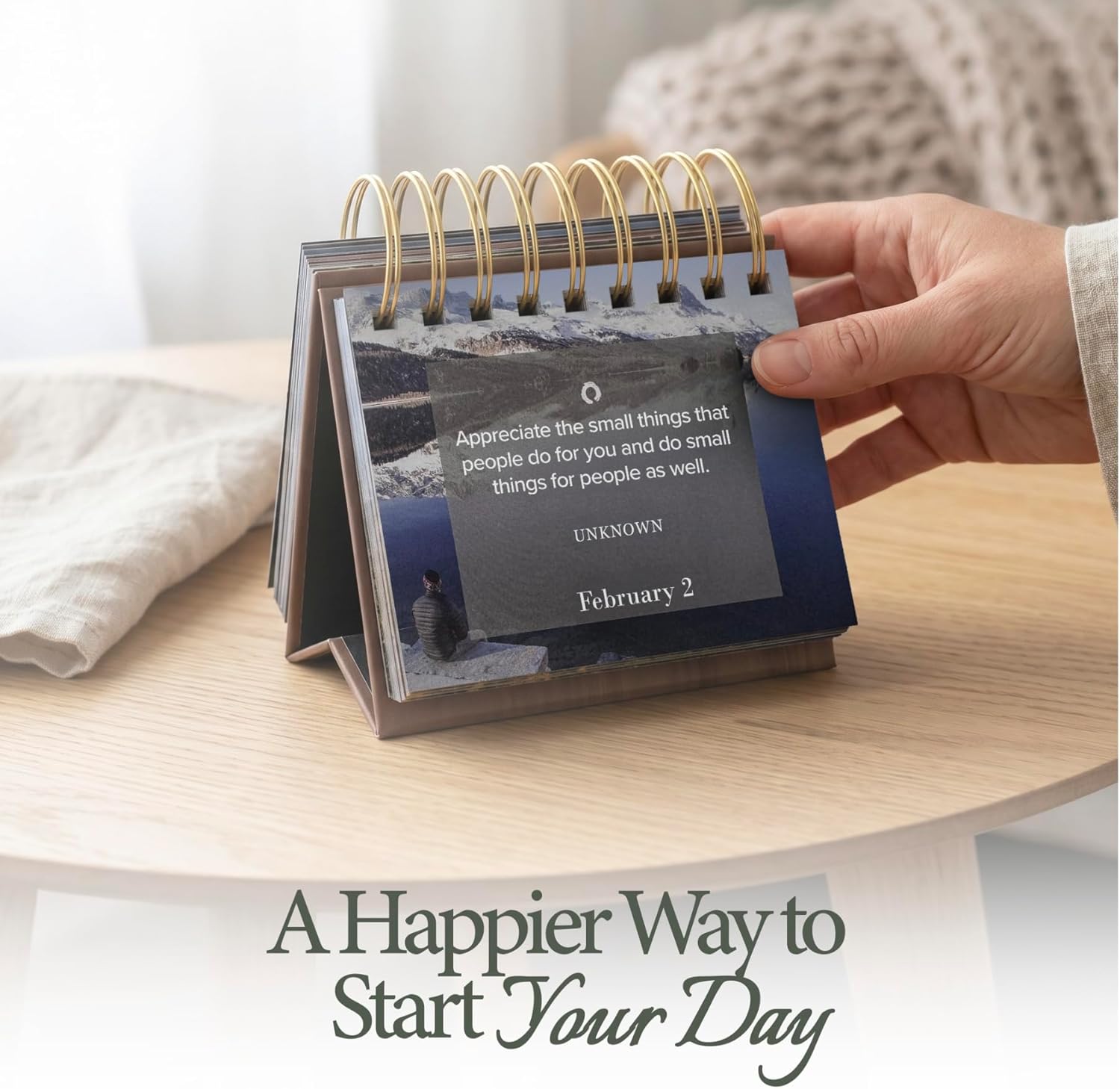Mindfulness Daily Calendar | 366 Days of Calm & Self-Care | Nature Series-9
