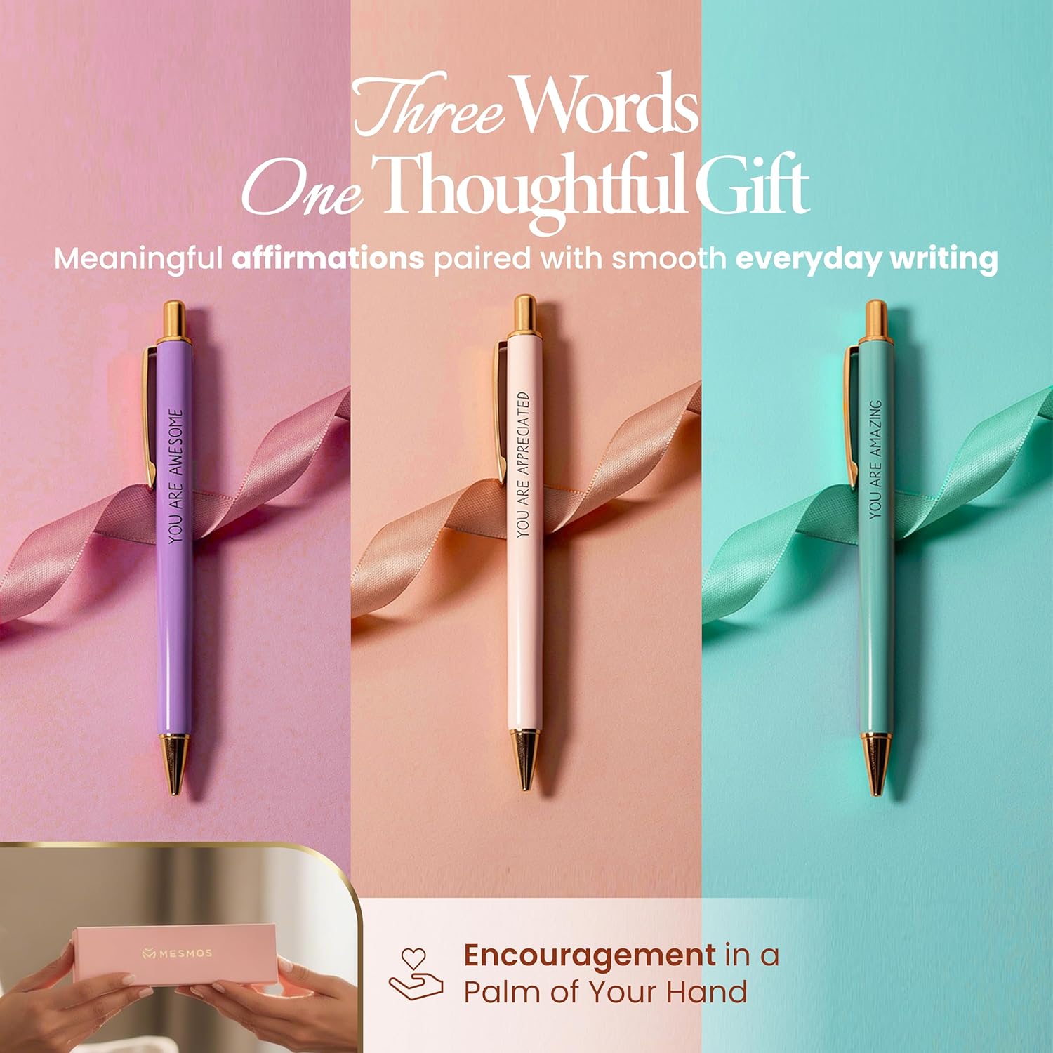 Appreciation Pens | A Thank You They'll Actually Use | Pastel Series 3-Pcs-3