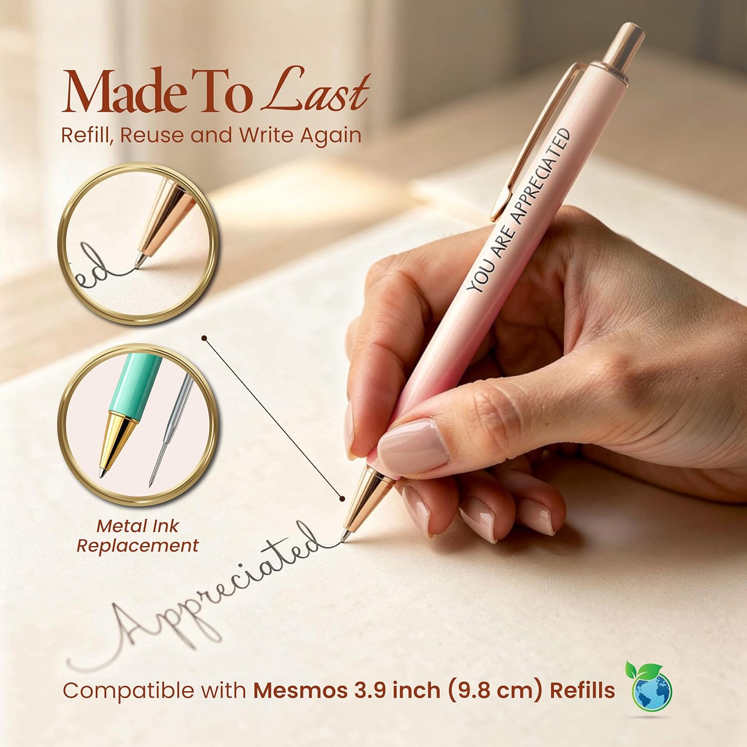 Appreciation Pens | A Thank You They'll Actually Use | Pastel Series 3-Pcs-4