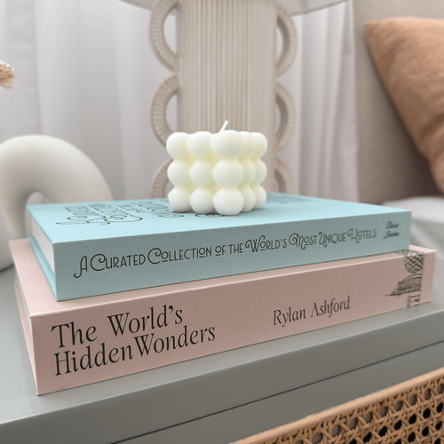 Decorative Books – Travel & Wanderlust (Set of 2) | Hidden Storage Book Décor